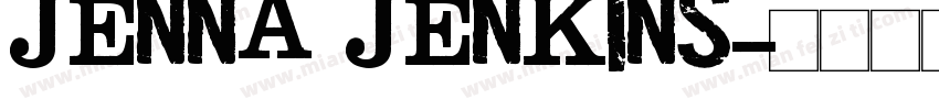 Jenna Jenkins字体转换